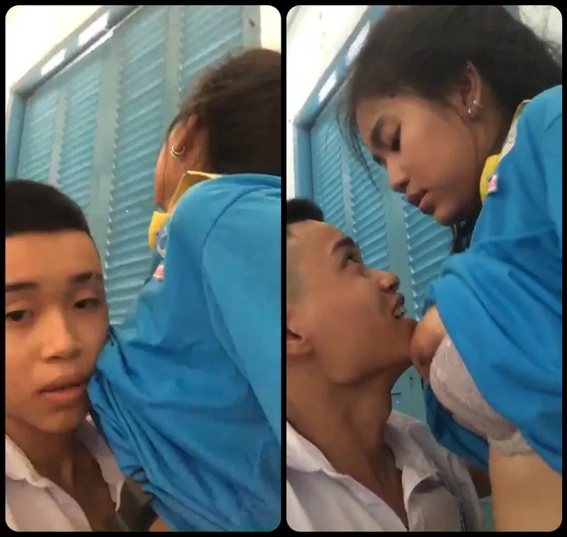 2 học sinh nữ chịch trong lớp học